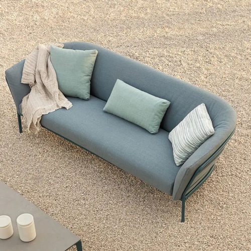 Divano contemporaneo - Ria Soft - FAST SPA - da esterno / in tessuto / con braccioli