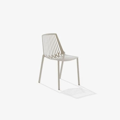 Sedia contemporanea - Rion - Omnia Selection - FAST SPA - da esterno / in alluminio verniciato / con supporto in alluminio dipinto