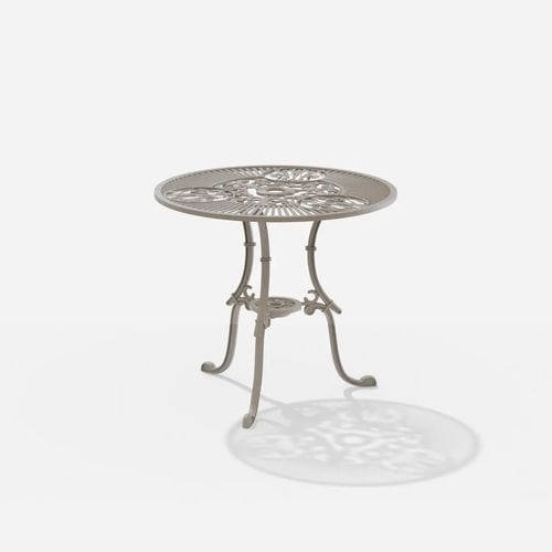 Tavolo classico - Narcisi - Omnia Selection - FAST SPA - in alluminio verniciato / con supporto in alluminio dipinto / rotondo