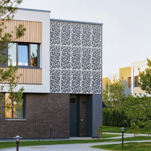 Rivestimento di facciata a cassetta - PREMIUM - FRANCE RESILLE - in alluminio / verticale / dipinto