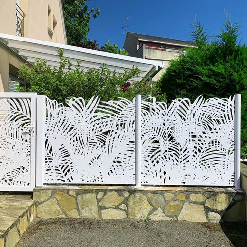 Recinzione a pannelli - PALMIERS - FRANCE RESILLE - da giardino / in alluminio termolaccato / contemporanea