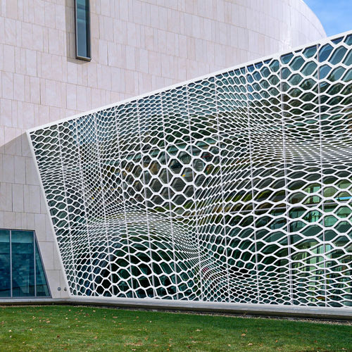 Pannello decorativo in alluminio - ILLUSION - FRANCE RESILLE - per interni / per parapetto / per facciata