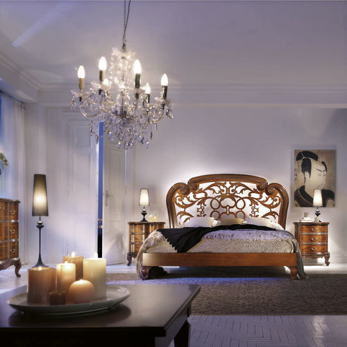 Letto matrimoniale - OPERA 64 - Bbelle - in stile / in legno / 180x200 cm