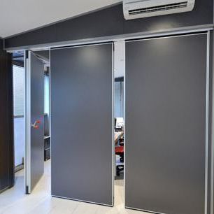 Parete roto-traslante - 00038X SERIES - DINOR - mobile / in laminato / da ufficio