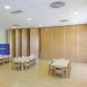 Parete roto-traslante - 00050X SERIES - DINOR - in legno / per open space / per sala conferenze