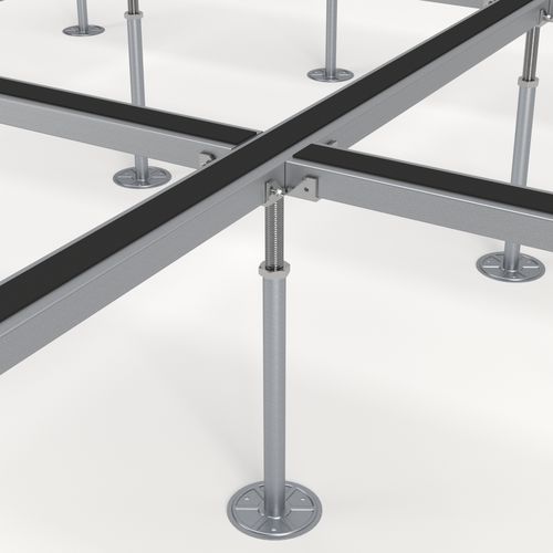Struttura per pavimento sopraelevato in metallo - S38 - DINOR - ad alta resistenza / da interno / regolabile