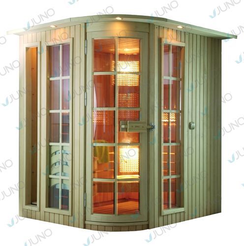 Sauna elettrica - FIORE - Juno SPA Design & Manufacture - contract / in legno / in vetro temprato
