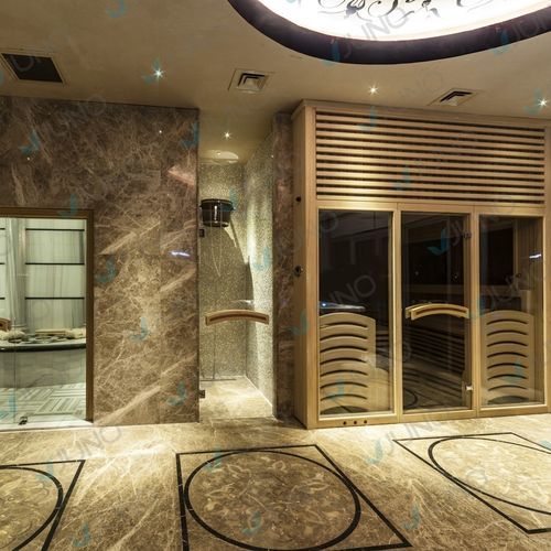 Doccia Vichy sensoriale - Juno SPA Design & Manufacture - in metallo / in marmo / GRP