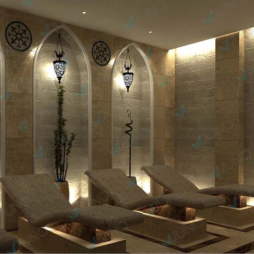 Banco di riposo professionale - Juno SPA Design & Manufacture - in marmo / in tessuto