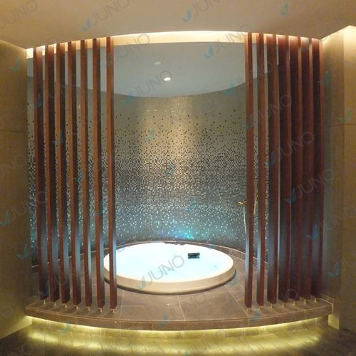 Piscina spa angolare - Juno SPA Design & Manufacture - multiposto / da interno / idromassaggio