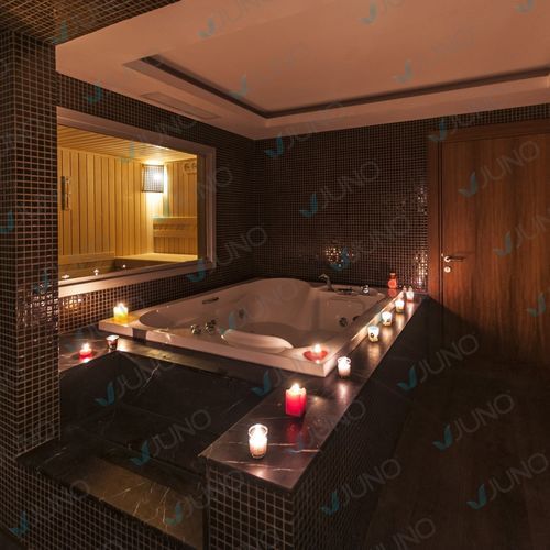 Spa ad incasso - Juno SPA Design & Manufacture - fuoriterra / flottante / quadrata