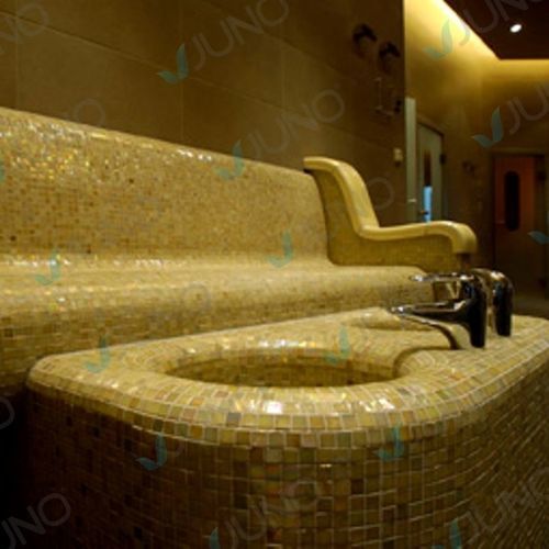 Pediluvio in metallo - Juno SPA Design & Manufacture - in legno / in marmo / per centro benessere