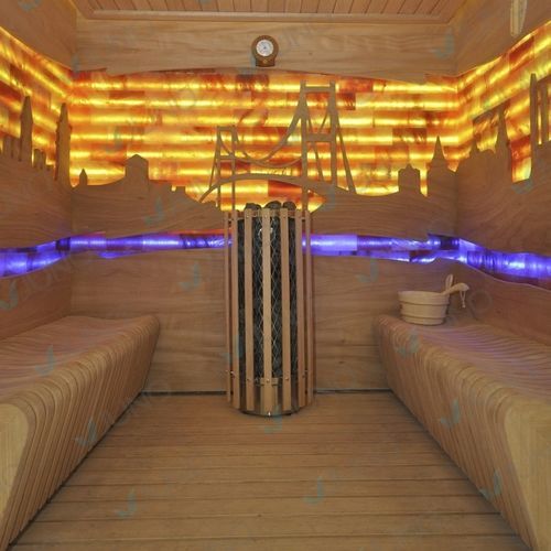 Sauna di sale - BOPHORUS - Juno SPA Design & Manufacture - per centro benessere / contract / in legno