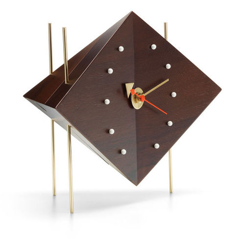 Orologio contemporaneo - Diamond - vitra - da tavolo / analogico / in noce
