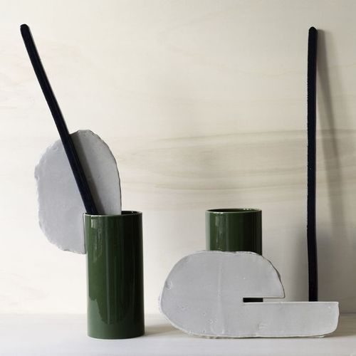 Vaso contemporaneo - BARRE - vitra - in laterizio / da tavolo / di Ronan & Erwan Bouroullec