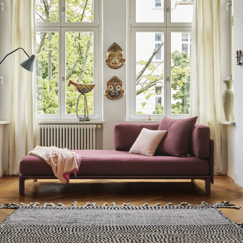 Chaise longue contemporanea - ANAGRAM - vitra - in tessuto / in alluminio / per spazi pubblici