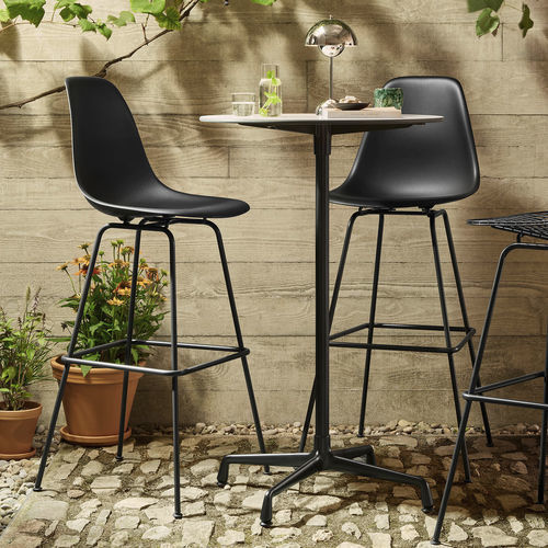 Sedia alta contemporanea - RE - vitra - da cucina / da esterno / in plastica riciclata