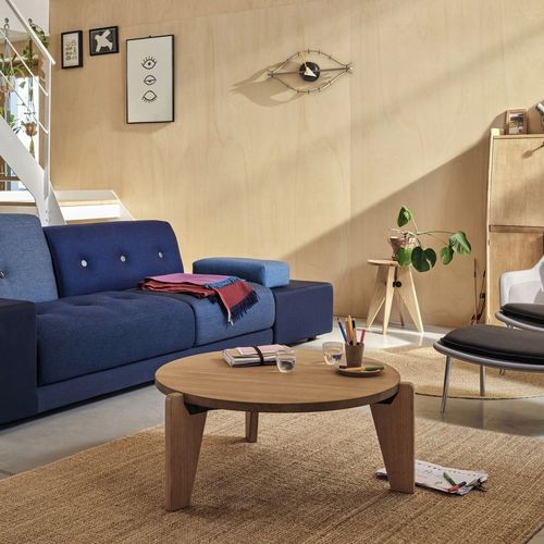 Tavolino basso contemporaneo - Guéridon Bas - vitra - in rovere / in legno massiccio / in noce americano