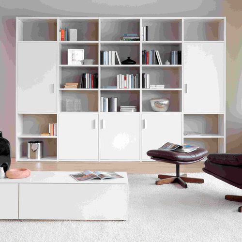 Libreria modulare - SINUS 002  - Sudbrock - contemporanea / in legno / in legno laccato
