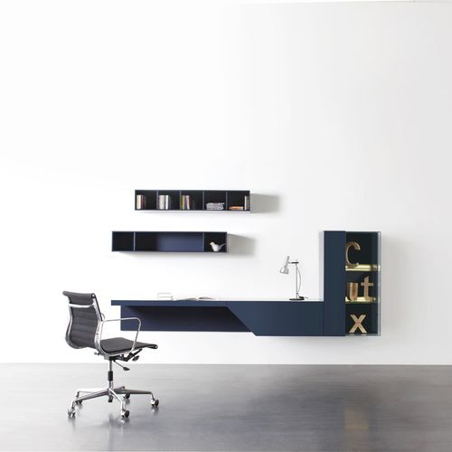 Scrivania da parete - CUT-X 674  - Sudbrock - contemporanea / in legno laccato
