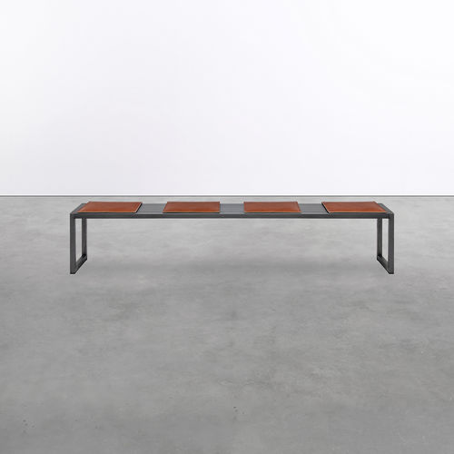Panca contemporanea - on_01 - Silvio Rohrmoser - in acciaio / senza schienale / senza braccioli