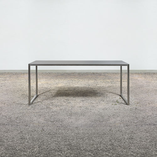 Tavolo contemporaneo - at_02 - Silvio Rohrmoser - in alluminio anodizzato / con supporto in acciaio inossidabile lucido / rettangolare