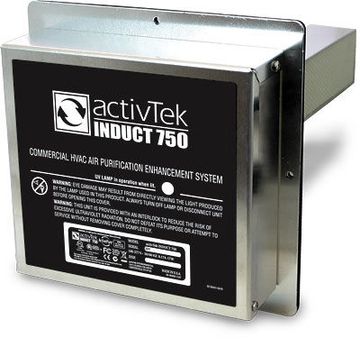 Purificatore d'aria da appoggio - INDUCT 750 - activTek Environmental