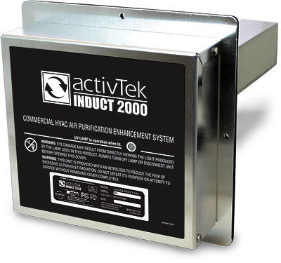 Purificatore d'aria da appoggio - INDUCT 2000 - activTek Environmental
