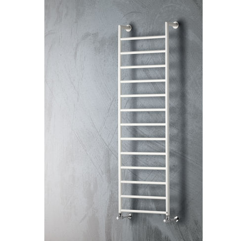 Scaldasalviette ad acqua calda - FITNESS - BRANDONI - contemporaneo / in metallo / cromato