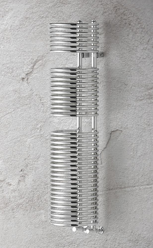 Scaldasalviette ad acqua calda - CYLINDER - BRANDONI - elettrico / design originale / in metallo