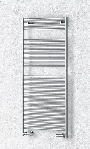 Scaldasalviette ad acqua calda - RUBINO - BRANDONI - contemporaneo / in metallo / cromato
