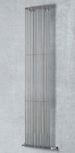 Radiatore ad acqua calda - DIAMANTE  - BRANDONI - contemporaneo / in metallo / cromato