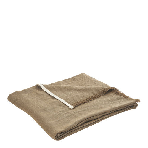Coordinato letto in cotone - ASTRID - BLANC D'IVOIRE - in lino