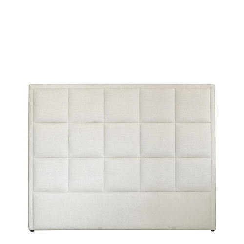 Testiera per letto matrimoniale - ISABELLE - BLANC D'IVOIRE - contemporanea / in cotone / in lino