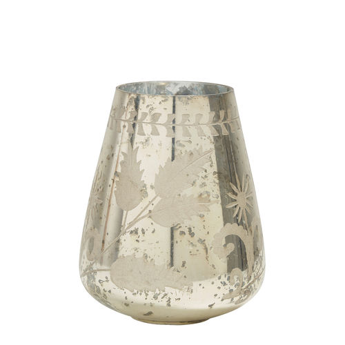 Vaso classico - EDEN - BLANC D'IVOIRE - in vetro / fatto a mano / contract