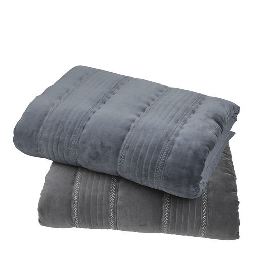Materasso futon singolo - CLAIRE - BLANC D'IVOIRE - grigio / per uso residenziale / in cotone