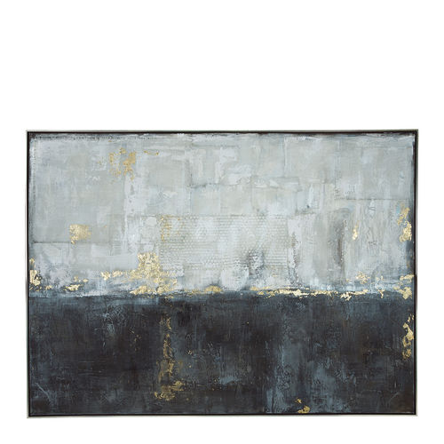 Quadro acrilico - BLACK CLOUD  - BLANC D'IVOIRE - in legno / astratto / per ufficio