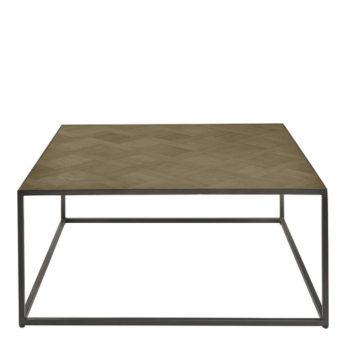 Tavolino basso contemporaneo - AMELIE - BLANC D'IVOIRE - in rovere / impiallacciato in legno / in legno compensato