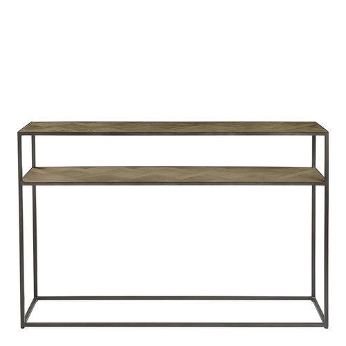 Consolle classica - AMELIE - BLANC D'IVOIRE - impiallacciata in legno / in legno compensato / con supporto in ferro