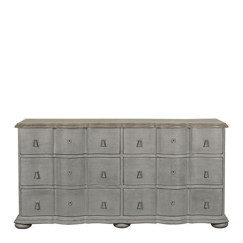 Cassettone classico - CARLOTTA - BLANC D'IVOIRE - in legno massiccio / in MDF / in legno compensato