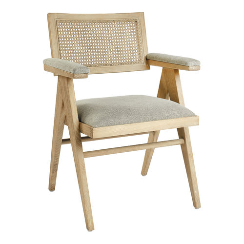 Sedia classica - COLBY - BLANC D'IVOIRE - da interno / in cotone / in lino