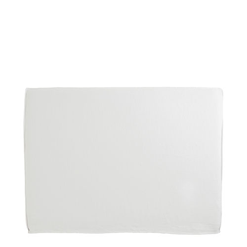 Testiera per letto matrimoniale - LOUISE - BLANC D'IVOIRE - contemporanea / in lino / in espanso