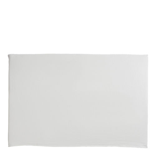 Testiera per letto matrimoniale - LOUISE - BLANC D'IVOIRE - contemporanea / in lino / in espanso