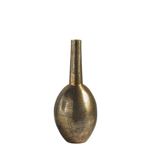 Vaso classico - DELANO - BLANC D'IVOIRE - in alluminio / fatto a mano / da tavolo