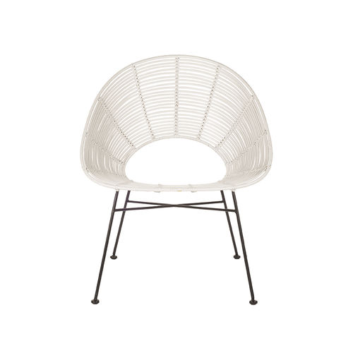 Poltrona contemporanea - SIAM - BLANC D'IVOIRE - in rattan / in rattan / fatta a mano