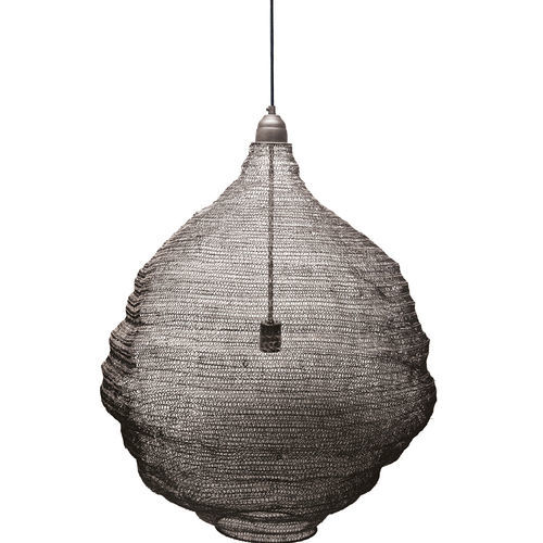 Lampada a sospensione - TRESSAGE - BLANC D'IVOIRE - in ferro / contemporanea / con cavo