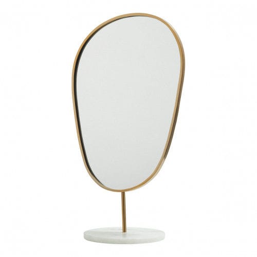 Specchio psyche - MIR-MARBG - BLANC D'IVOIRE - contemporaneo / in acciaio inossidabile / dorato