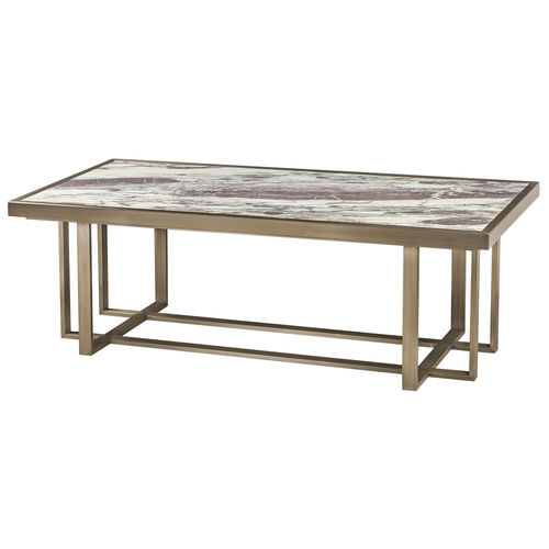 Tavolino basso contemporaneo - PIMLICO - Decorus - in legno / in bronzo / in marmo