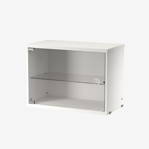 Vetrina contemporanea - STRING FURNITURE - da parete / in vetro / in MDF laccato