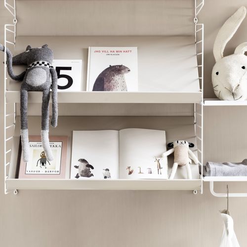 Mensola - STRING FURNITURE - portariviste / contemporaneo / in frassino